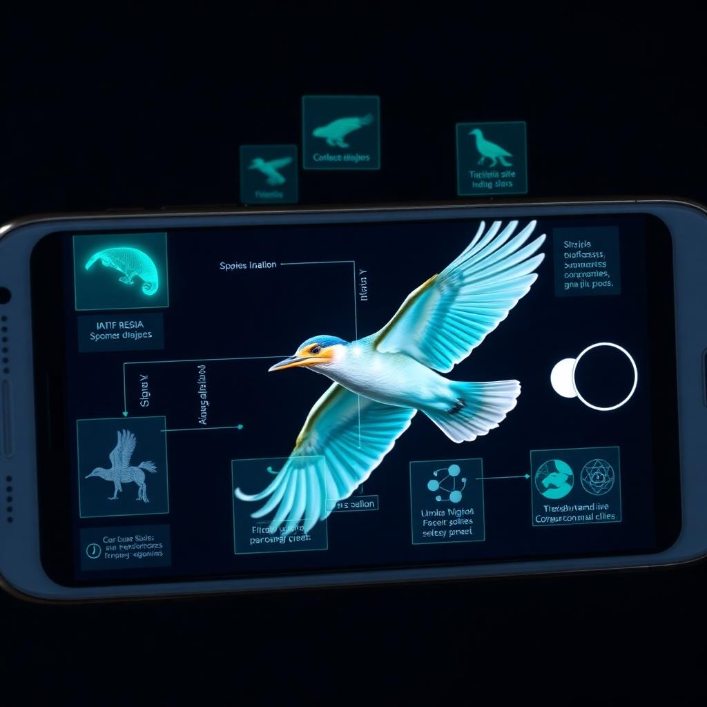 Scanning A bird with Science Go