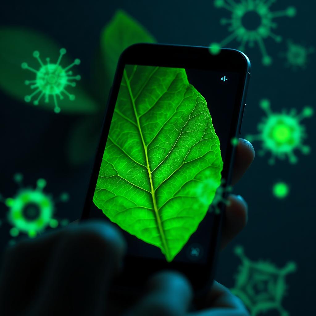 Scanning A leaf with Science Go